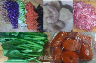 翡翠蒸饺的做法步骤：1