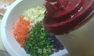 翡翠蒸饺的做法步骤：16