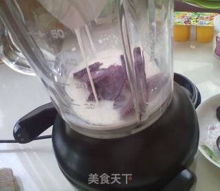 冰爽紫薯酸奶羹的做法步骤：3
