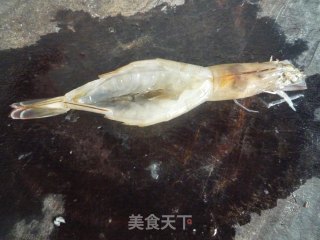 蒜蓉开背虾的做法步骤：2