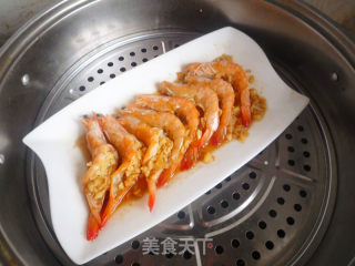 蒜蓉开背虾的做法步骤：8