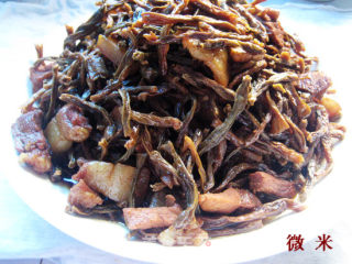 干豆角烧肉的做法步骤：11
