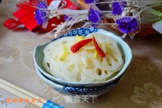 辣味糖醋藕片的做法步骤：8