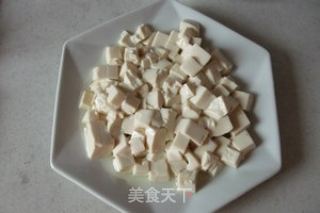 咸蛋拌豆腐的做法步骤：3