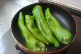 酸甜开胃【虎皮尖椒】的做法步骤：4