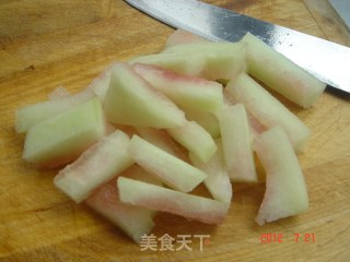 西瓜翠衣汆丸子的做法步骤：5