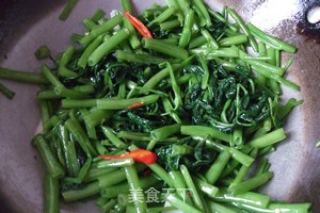 清炒空心菜的做法步骤：8