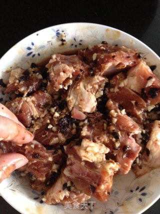 豉汁蒸排骨的做法步骤：5