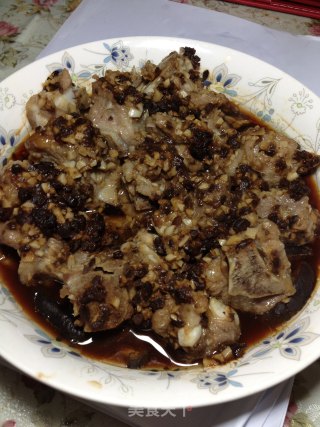 豉汁蒸排骨的做法步骤：7