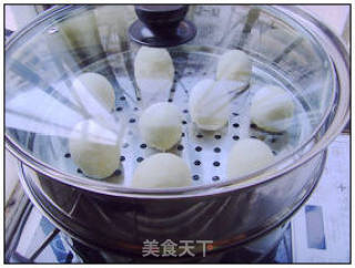 红豆沙包的做法步骤：10
