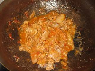 辣白菜炒牛肉的做法步骤：7