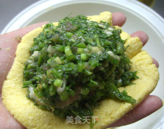 杂粮茴香贴饼子的做法步骤：5