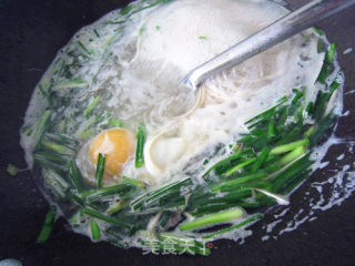 韭菜汤面的做法步骤：6