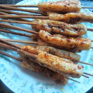 家常美味烧烤-----烤豆腐串的做法步骤：4
