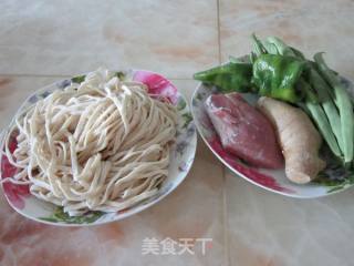 四季豆蒸面的做法步骤：1