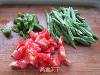 四季豆蒸面的做法步骤：2