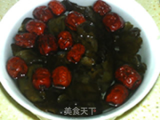 红枣木耳汤的做法步骤：5