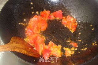 酸甜开胃，新手必会-【番茄毛豆炖豆腐】的做法步骤：4