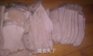 葵花莲子扣茭白的做法步骤：12