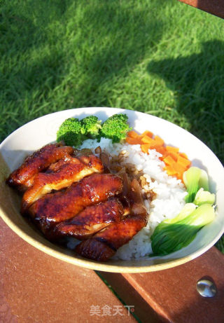 鲜鲜甜甜满口美味【照烧鸡肉饭】的做法步骤：12