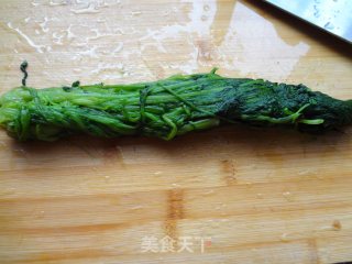蛰头菠菜墩的做法步骤：4