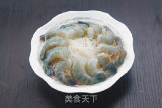 【蒜蓉粉丝蒸大虾】的做法步骤：4