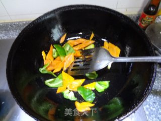 家常炒鸡心的做法步骤：7