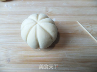 小米南瓜豆沙包的做法步骤：7