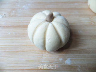 小米南瓜豆沙包的做法步骤：8