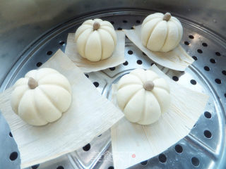 小米南瓜豆沙包的做法步骤：10