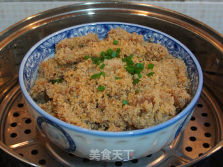 五香粉蒸肉的做法步骤：10