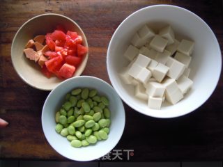 夏日清凉菜系——什锦豆腐的做法步骤：1