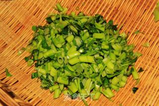 空心菜蛋炒饭的做法步骤：2