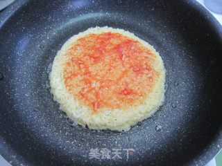不粘锅版之【米披萨】的做法步骤：7
