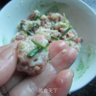瘦肉丸子汤-----汤鲜肉糯的做法步骤：5