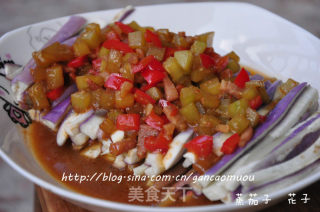 盖浇蒸茄子----轻油烧茄子做法的做法步骤：1