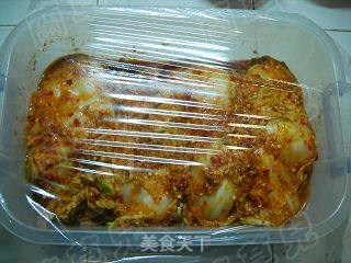 山寨版韩式辣白菜的做法步骤：25