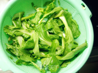 海米油菜的做法步骤：1