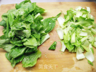 海米油菜的做法步骤：3