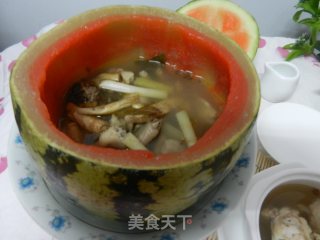 西瓜盅的做法步骤：4