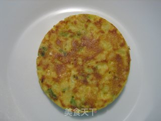暑期孩子们的营养早餐——香葱玉米烙的做法步骤：13