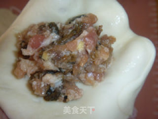 梅菜笋干大肉包的做法步骤：14