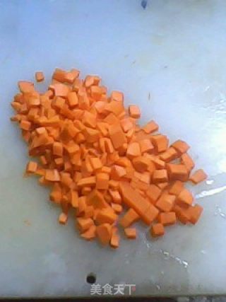 萝卜青菜蛋炒饭的做法步骤：4