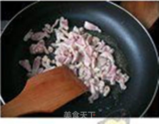 茭白芹菜炒肉丝的做法步骤：3