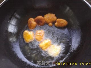 南瓜饼（南瓜球）的做法步骤：4