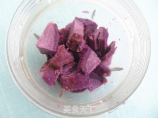 清爽夏日--紫薯玉米双色冰激凌的做法步骤：9