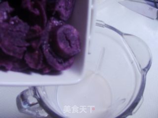 不用烤箱做点心——紫薯凉糕的做法步骤：4