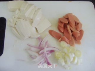 韩国泡菜豆腐汤的做法步骤：2
