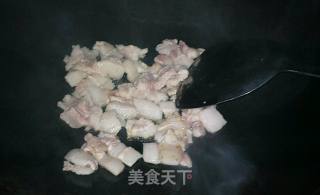 家常菜之肉片炒毛豆的做法步骤：4