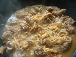 子鸭焖花菜的做法步骤：10